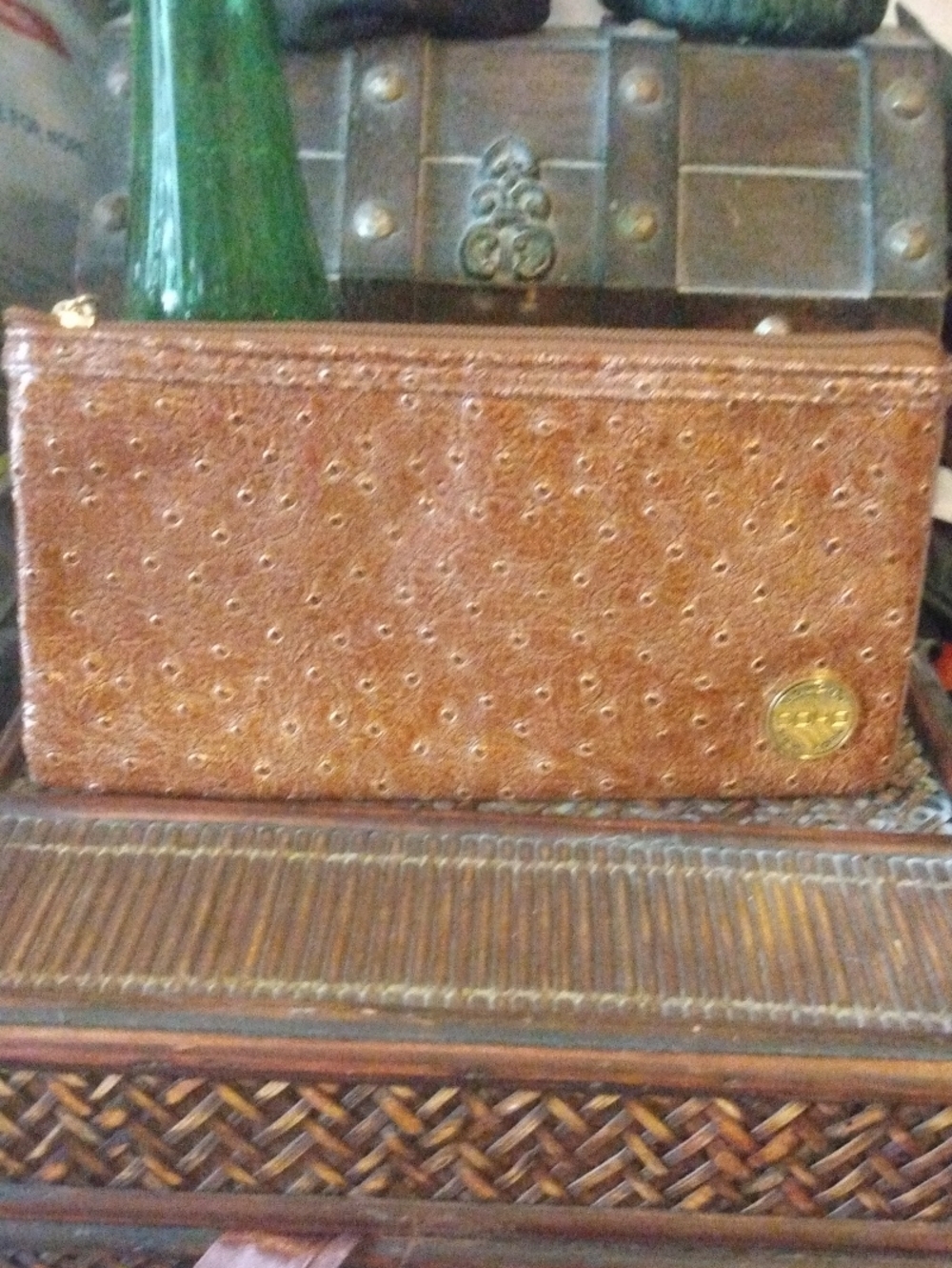 Soho Brown Textured Satchel